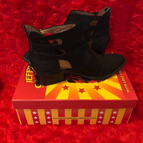 JEFFREY CAMPBELL LEATHER BOOTIES - Picture 4 of 16